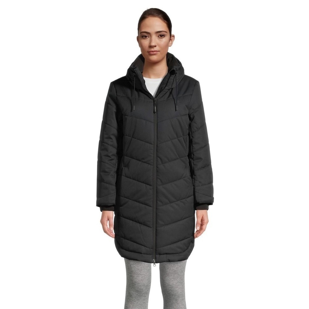 Ripzone puffer parka long Jacket size 1X black Whitehorn Insulated Winter Jacket